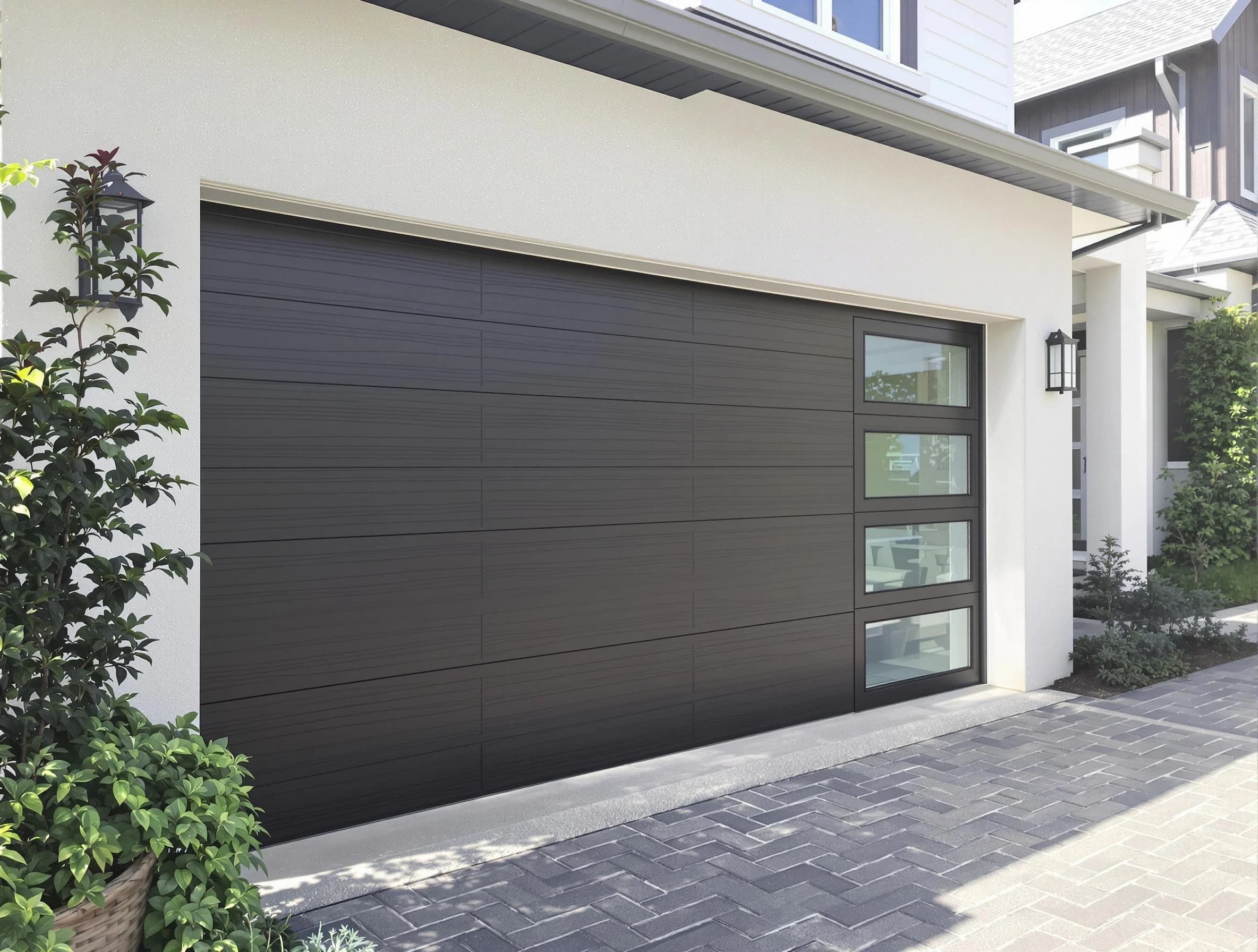 Custom garage door installation by Clearfield Garage Door Repair in Clearfield
