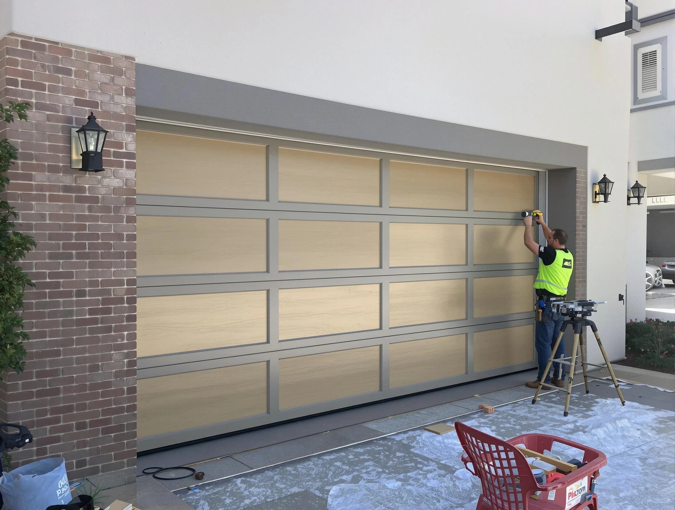 Garage door replacement service by Clearfield Garage Door Repair in Clearfield