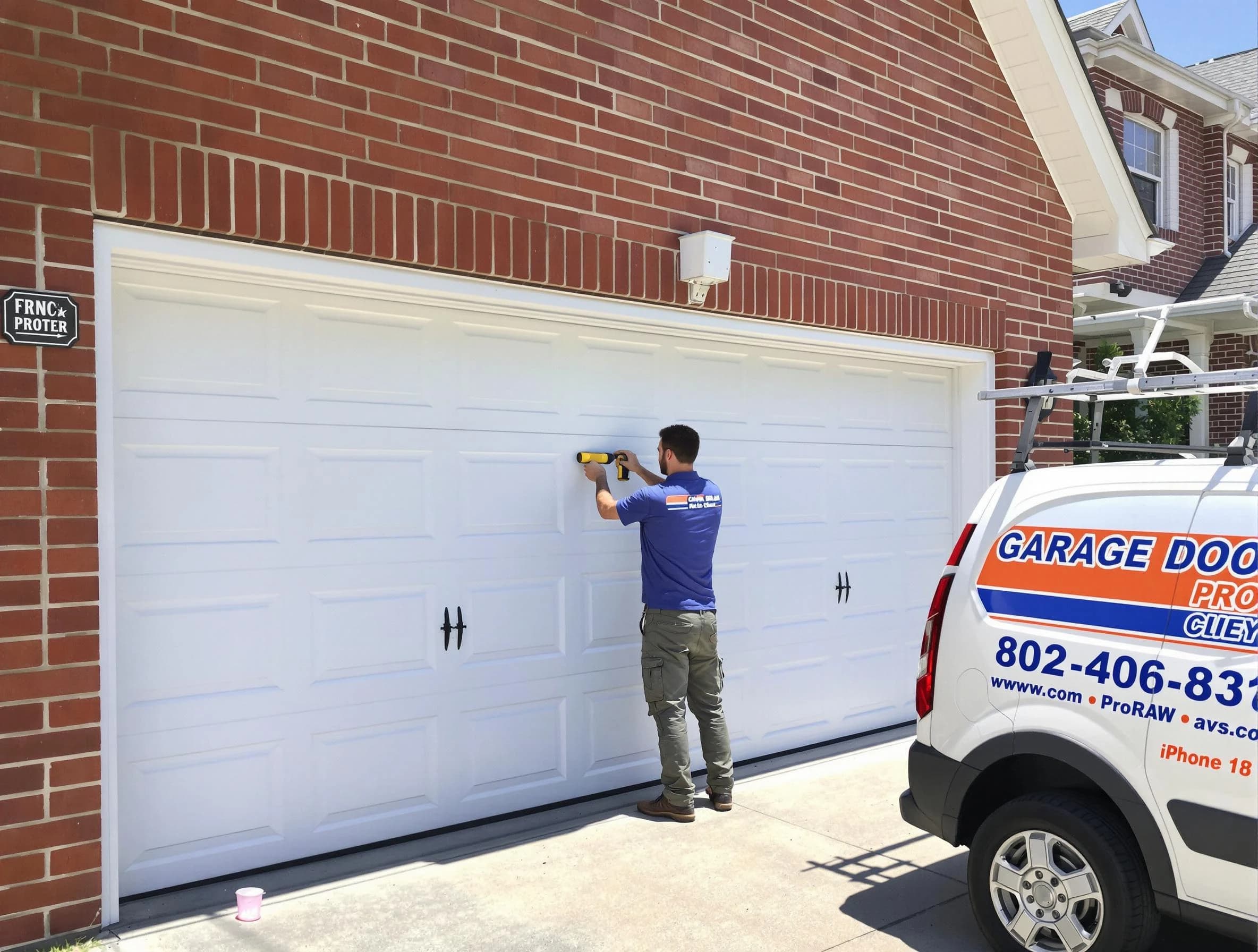 Local garage door repair service by Clearfield Garage Door Repair in Clearfield