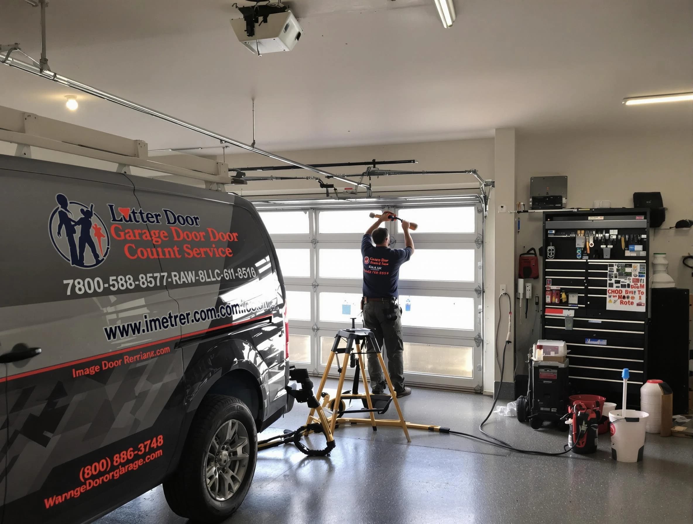 Clearfield Garage Door Repair rapid response team performing same-day repair in Clearfield