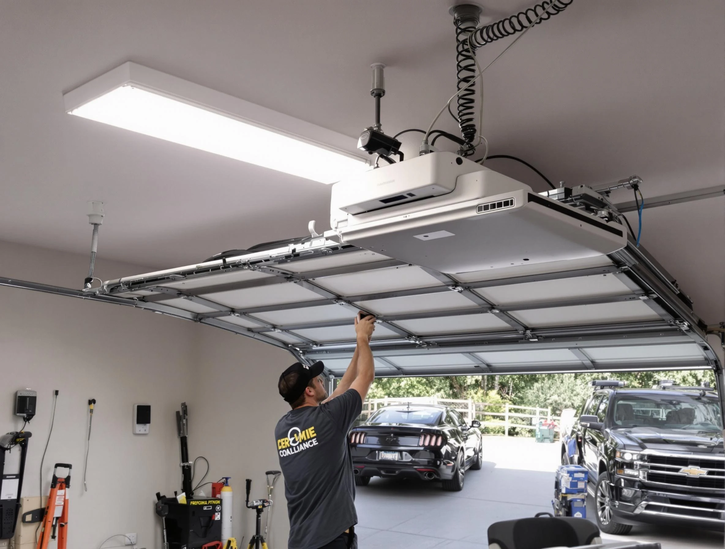 Garage Door Opener Installation in Clearfield