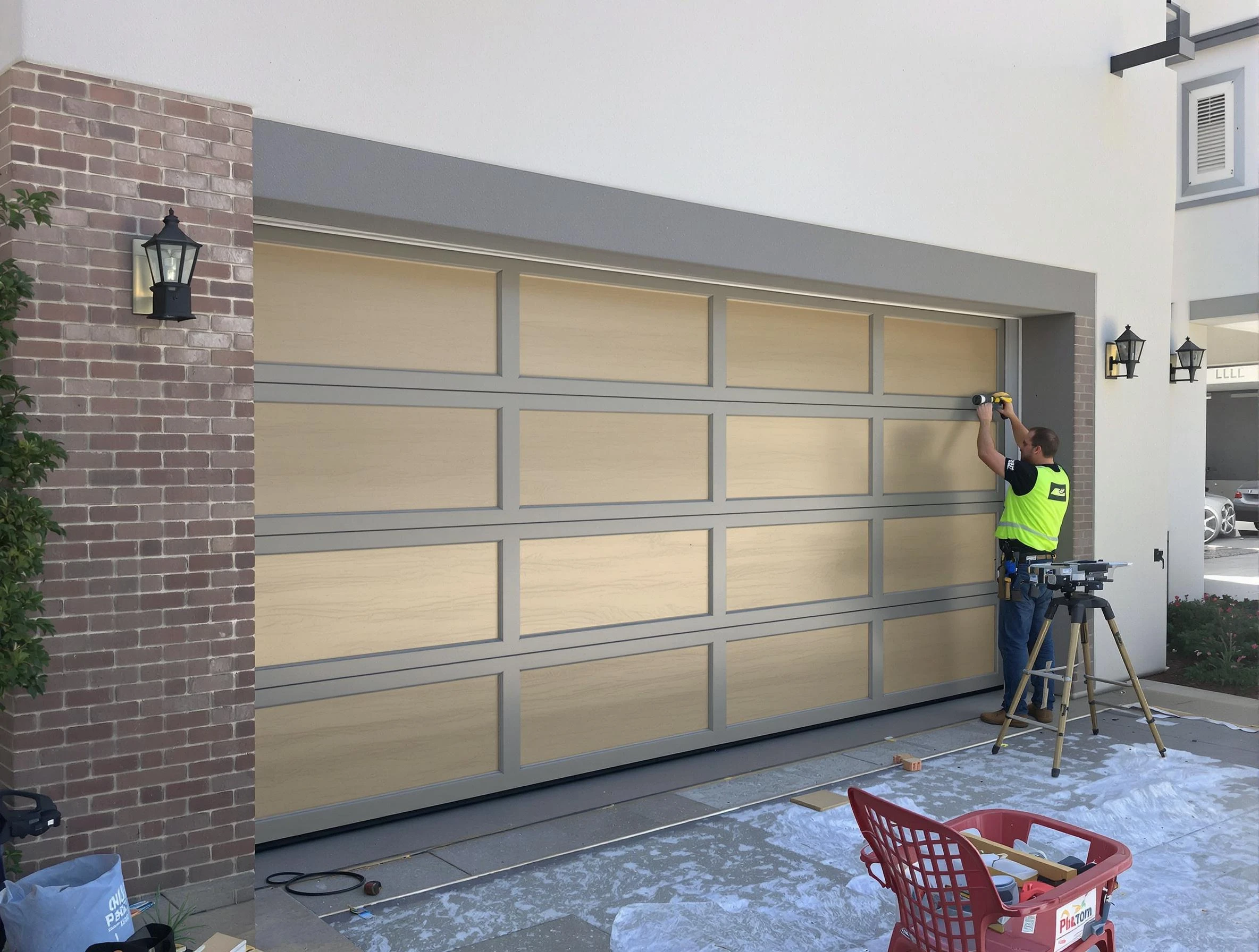 Garage door replacement service by Clearfield Garage Door Repair in Clearfield