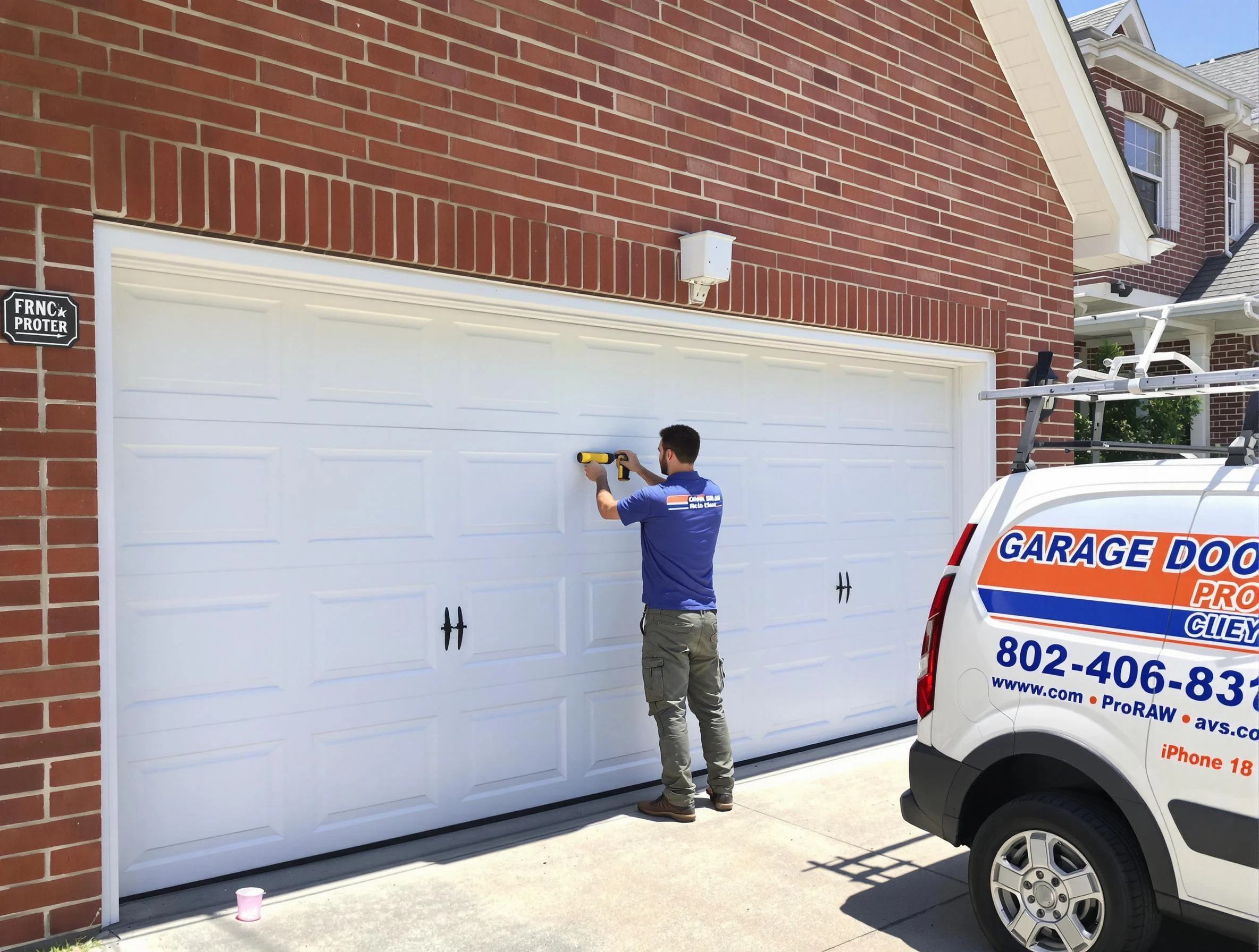 Local garage door repair service by Clearfield Garage Door Repair in Clearfield