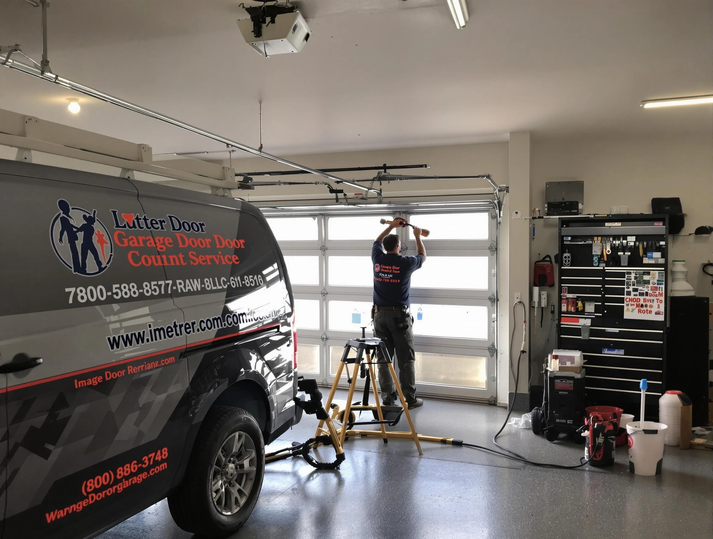 Clearfield Garage Door Repair rapid response team performing same-day repair in Clearfield